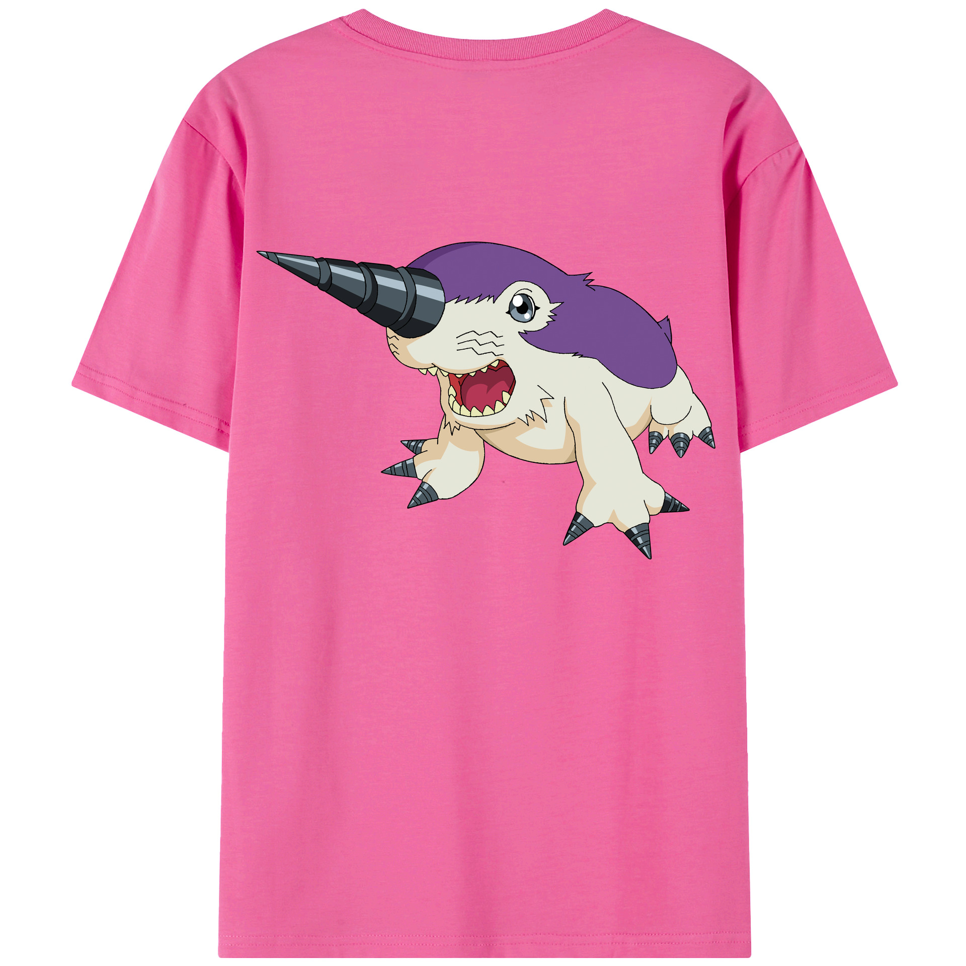 （画像用） Digimon デジタルモンスター/デジモン レディース半袖Tシャツ(バックプリント)